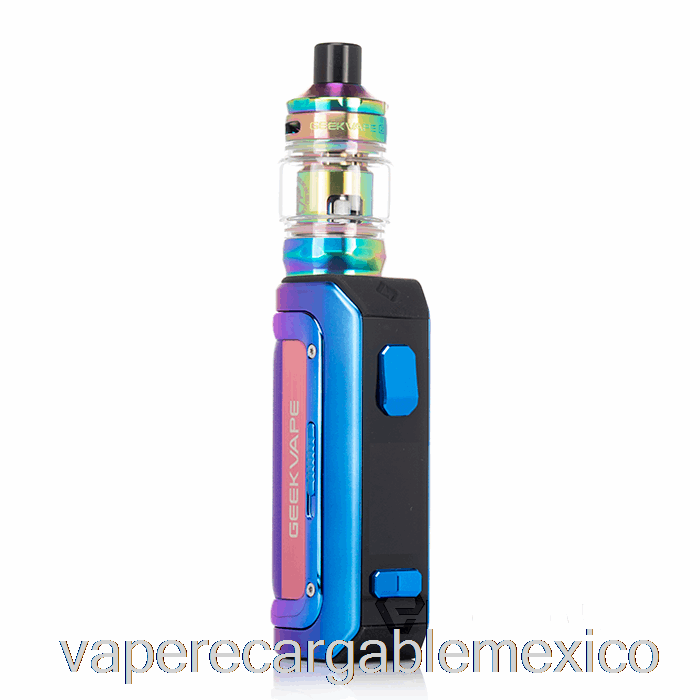 Vape Recargable Geek Vape M100 Aegis Mini 2 Kit De Inicio Arcoiris Morado
